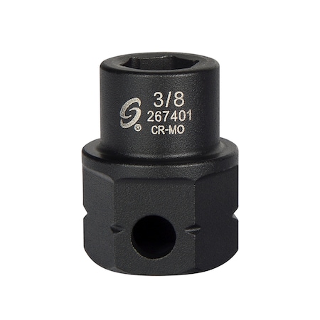 Sunex ® Tools 1/2 in. Drive 6-Point Low Profile Impact Socket w/ Hex Shank, 3/8 in. 267401